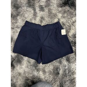 Free People FP Movement Women's In The Wild Shorts Navy Blue Size Small